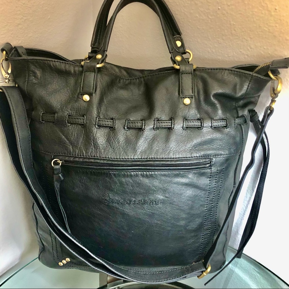 Paul and Joe Sister Large Black Bag